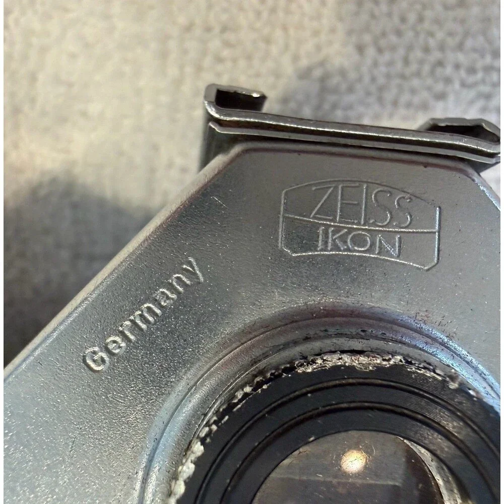 Zeiss Ikon Contaflex 35mm Film Camera Tessar 45mm F/2.8 Germany w/ Case UNTESTED